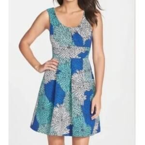 Plenty Dresses Tracy Reese Ania Bursting Mums Fit Flare Dress Size 14 New